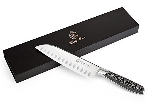 Cuchillo Santoku Profesional De 8 Pulgadas  El Mejor Cuchill