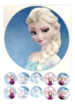 Comprar Lamina Comestible Torta Redonda 20 Cm Frozen + 10 Circul 4 C