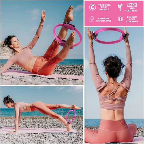 Juego De Anillo De Pilates, 5pcs Pilates Kit, Aro Pilates Y