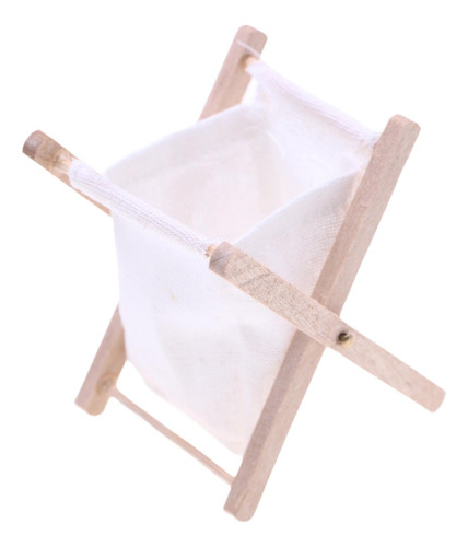 6 Cesta De Lavandería Para Casa De Muñecas 1:12,