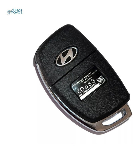 Imagem 4 de 4 de Capa Carcaça Chave Canivete Hyundai Hb20 Hb20s
