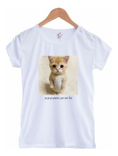 Playera Masculina Gatito  Pero Yo No Fui 