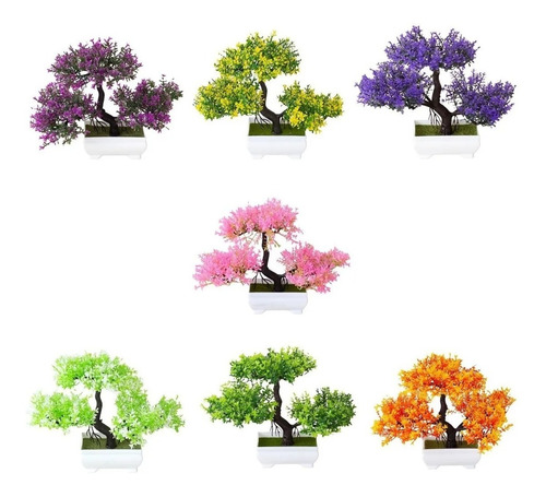 Arbol Bonsai Artificial Decorativo Variedad Modelos Plastico