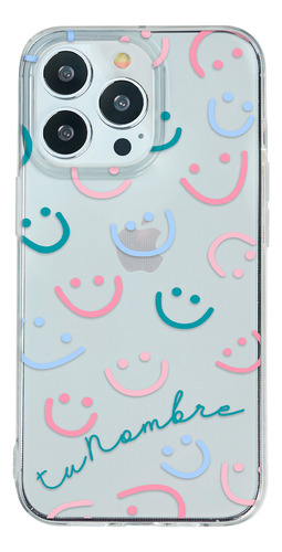 Funda Para iPhone Caritas Felices Para Mujer Tu Nombre