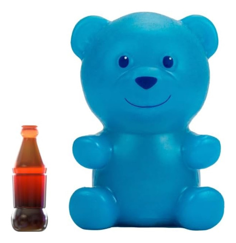 Osito De Goma Gummymals Color Azul Con Luces Y Sonido