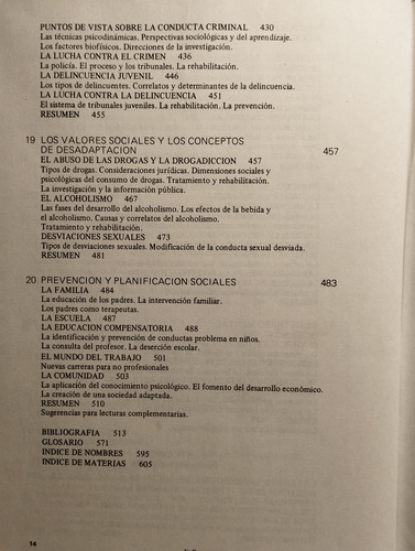 Psicología Anormal. Los Problemas De La Conducta Desadaptada (Usado)