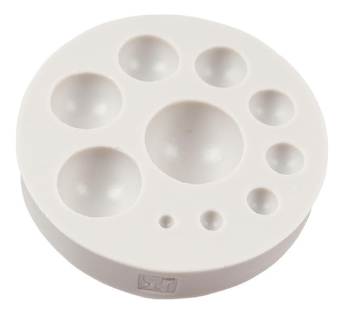 Molde Para Fondant De Perlas Fckemlds, Bolas, Semiesferas