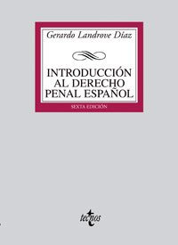 Libro Introducción Al Derecho Penal Español De Landrove Díaz