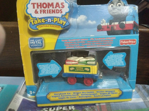 Vagon De Libros De Trenes De Iman En Hierro De Thomas Y Sus