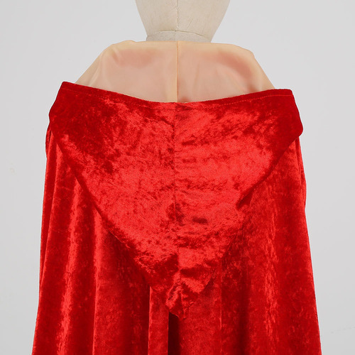 Disfraz De Capa Little Red Riding Hood Para Niñas Fiesta Cumpleaños Navidad Halloween