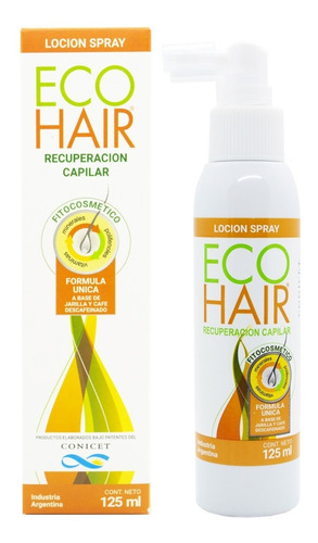 Eco Hair Loción Anticaída Crecimiento Capilar Cabello 125ml