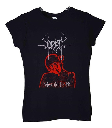 Polera Mujer Sadistic Intent Morbid Faith Metal Abominatron