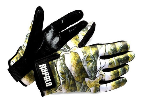 Guantes De Pesca Rapala Antideslizante + Abrigo. Talle Xl