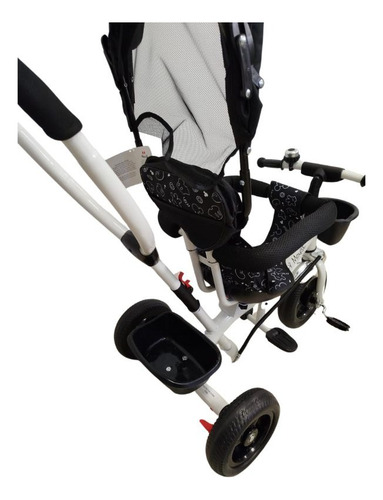 Triciclo Disney Con Asiento Giratorio Y Manija Direccional Blanco