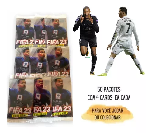 Kit Figurinhas Legend Neymar, Messi, C. Ronaldo E Mbappé