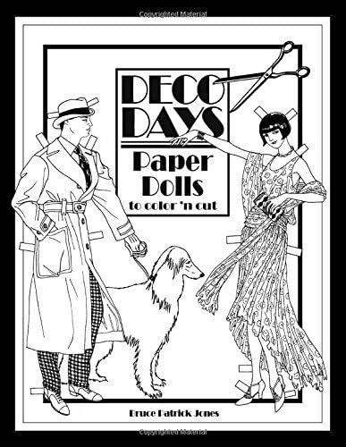 Libro: Deco Days Paper Dolls To Color N Cut