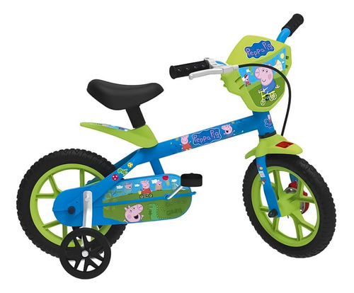 Bicicleta Rod 12 Peppa Pig C/silla De Muñeca Y Ruedas El Rey