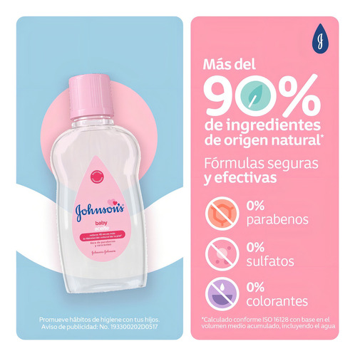Aceite Para Bebé Johnson's Original 200 Ml
