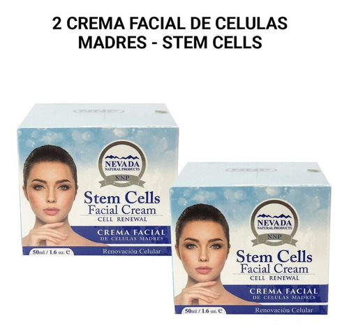 2 Cremas Faciales De Celulas Madres - Stem Cells