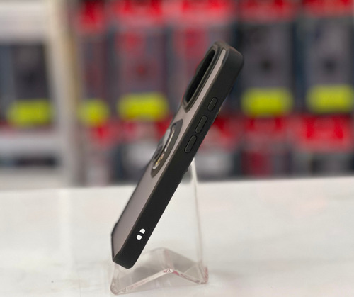 Funda Para Celular Motorola E30, E32, E40 Con Anillo Negro E40