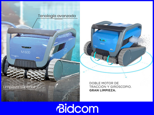 Robot Dolphin M600 Barrefondo Linea Flotacion Wifi Piscina