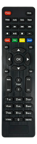 Control Para Fol Techome Decodificador Dvb-1416 + Funda Pila
