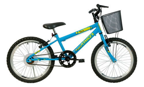 Bicicleta Infantil Aro 20 Athor Charmy S/m C/ Cesto Feminina Cor Azul Tamanho do quadro 18