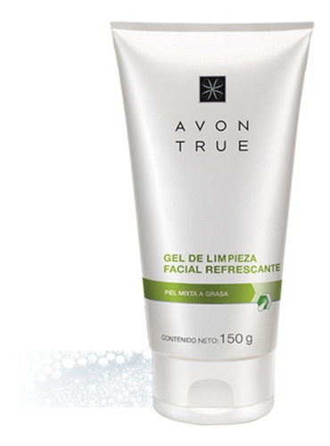 Avon True Gel De Limpieza Facial Refrescante 150g Piel Mixta