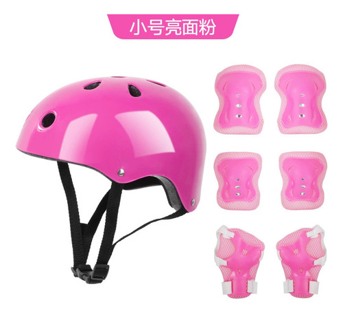 7pzas Kit De Proteccion Rodilla Codo Mano Patinaje Para Niño