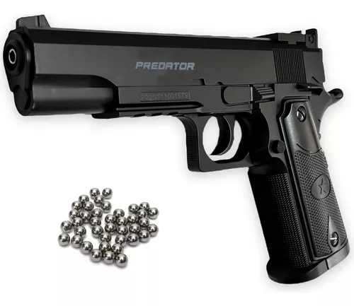 Pistola Aire Comprimido Co2 Fox Colt 1911 Replica + Kit