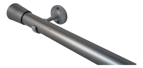 3 Kits Barral Cortina Innova Gris 21mm X 2,0mts - 2 Tramos