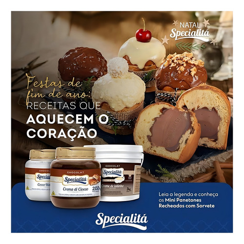 Pasta Crema Di Ciocco 2kg Speciallitá - Tipo Bombom
