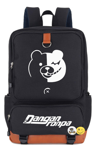 Roffatide Mochila Luminosa Anime Bolsa Para Laptop Monokuma