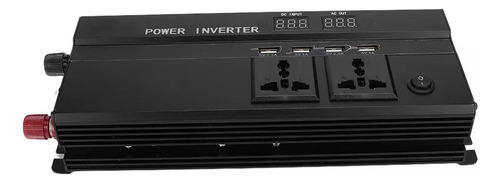 Convertidor De Corriente Con Pantalla Lcd De 5000 W, 12 V A