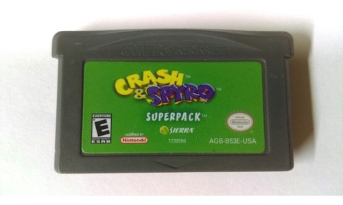Crash & Spyro Gba Game Boy Advance Original - Wird Us -
