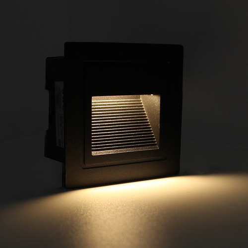 Jwj 5pcs Aplique Cuadrado Led 3w Luz Cálidos