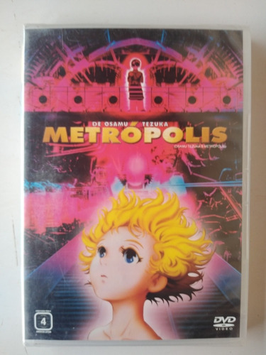 Metrópolis Dvd Duplo (lacrado) Osamu Tezuka