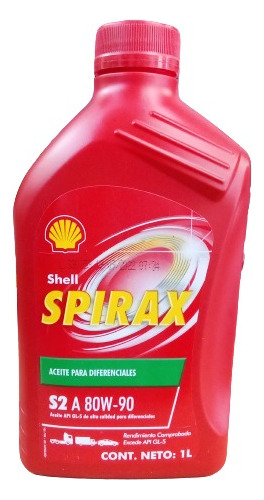 Valvulina Shell Spirax 80w-90