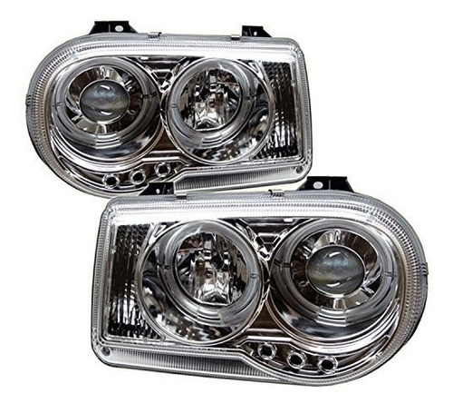 Spyder Auto Chrysler 300c Chrome Halogen Led Proyector Faro