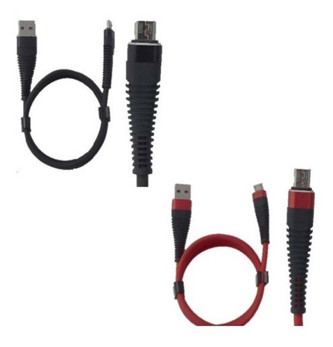 Cable De Datos Cargador Usb A Tipo V8 1 Metro Silicona 