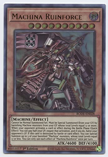 Machina Ruinforce - Bode-en028 - Ultra Rara - 1ra Edición