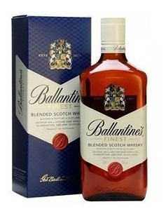 Imagen 1 de 1 de Whisky Escocés Ballantines 1 Litro Local