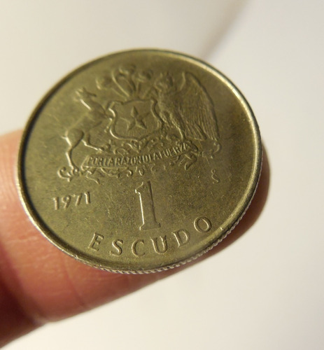 Moneda 1 Escudo. Chile, 1971