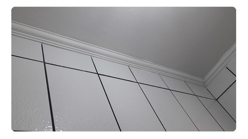 Imagem 2 de 9 de Rodateto Sanca Isopor C/ Acabamento C/ Massa M15 8cm - 24mts