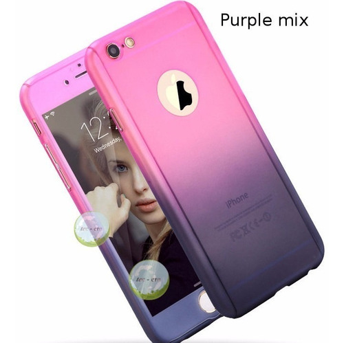 Estuche Protector Case 360 iPhone 5 iPhone SE + Cristal