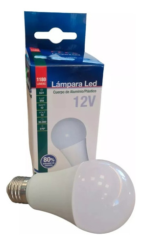 Lámpara Bulbo Led 12v E27 12w Barco Casa Rodante Tbcin