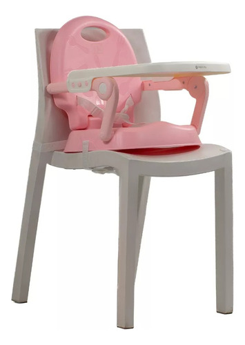 Silla Comer Bebé Mega Baby Doha 3 En 1 Convertible Booster Silla Convertible Rosa