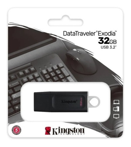 Pendrive 32gb Data Traveler Exodia Usb 3.2