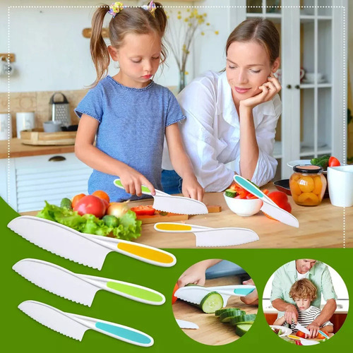 Cuchillo:juguete Infantil Madera Montessori,frutas Verduras
