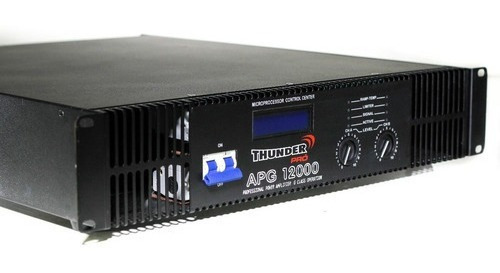Amplificador Profissional Apg12000 Thunder Light 12000w Rms